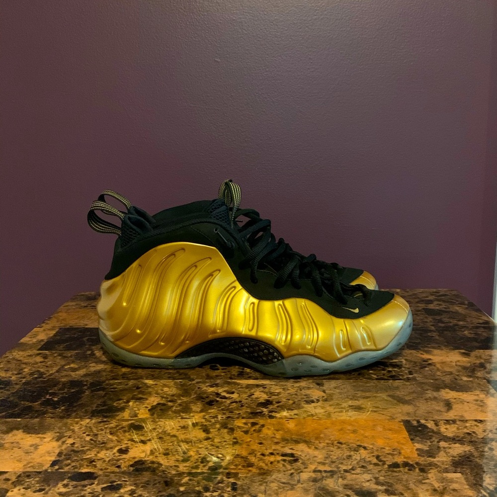 Nike Gold Foamposite Size 13-Mens